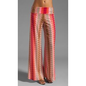 Karina Grimaldi Basic Knit Pant in Pink Zig Zag Size XS